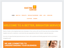 Tablet Screenshot of electric-center.co.uk